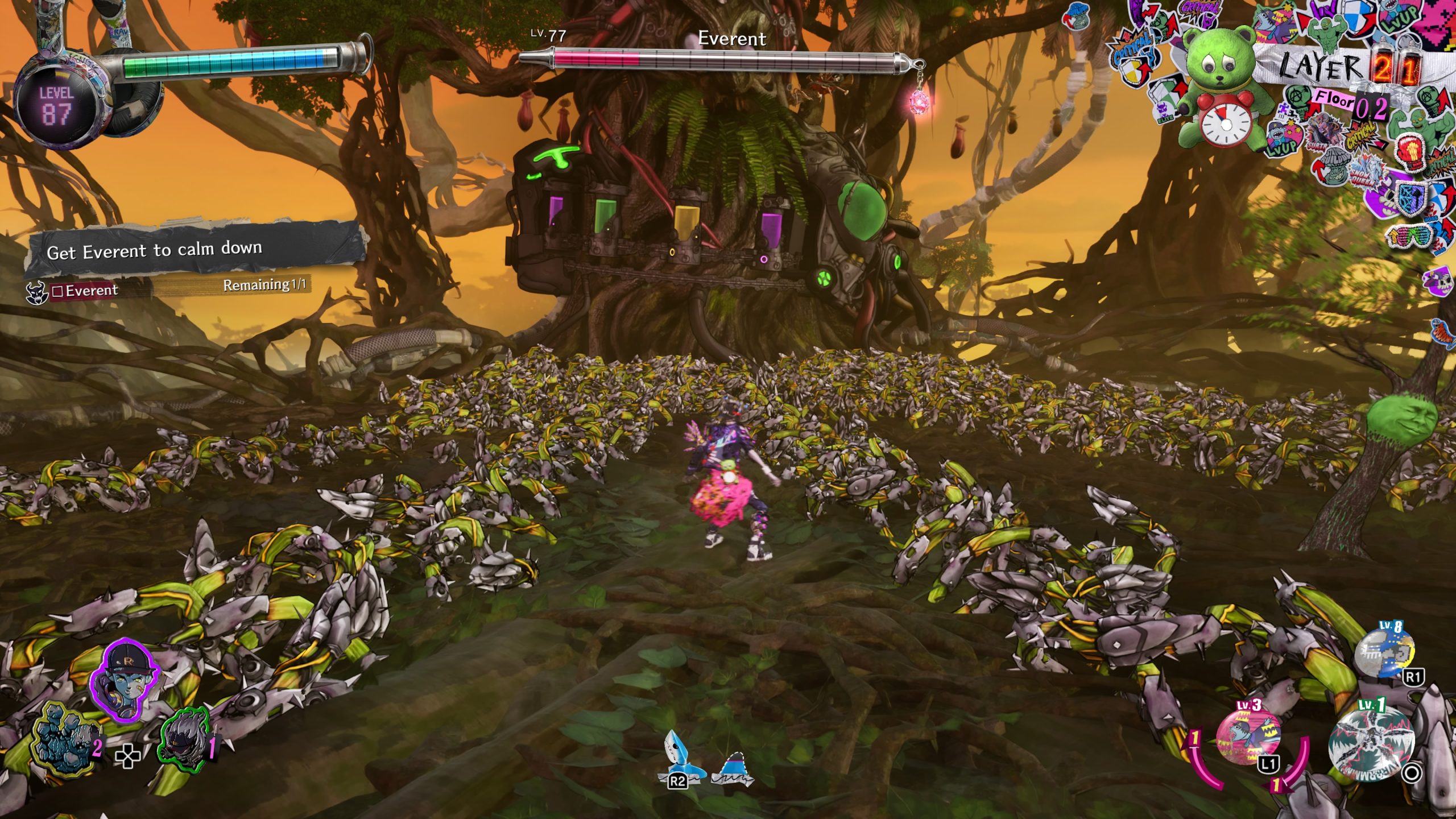 stupid never dies phase two of everent boss fight