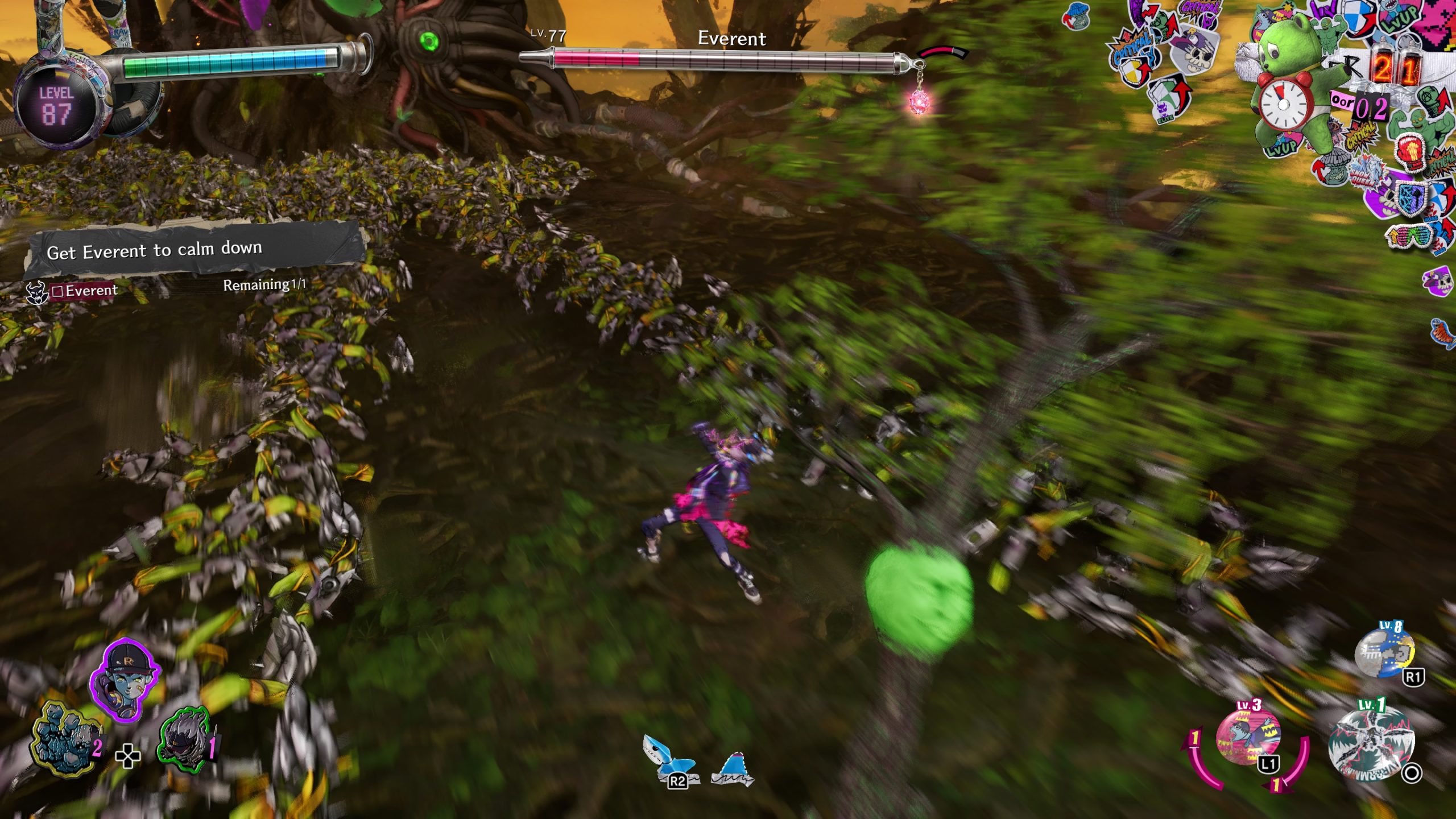 stupid never dies phase two of everent boss fight