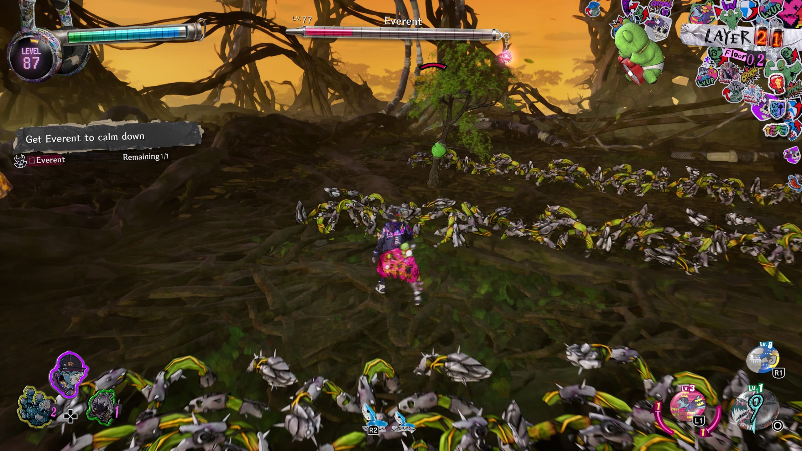 stupid never dies phase two of everent boss fight