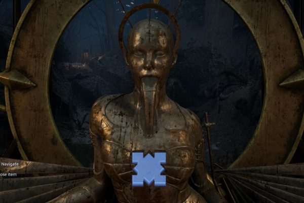 the tongue missing statue block