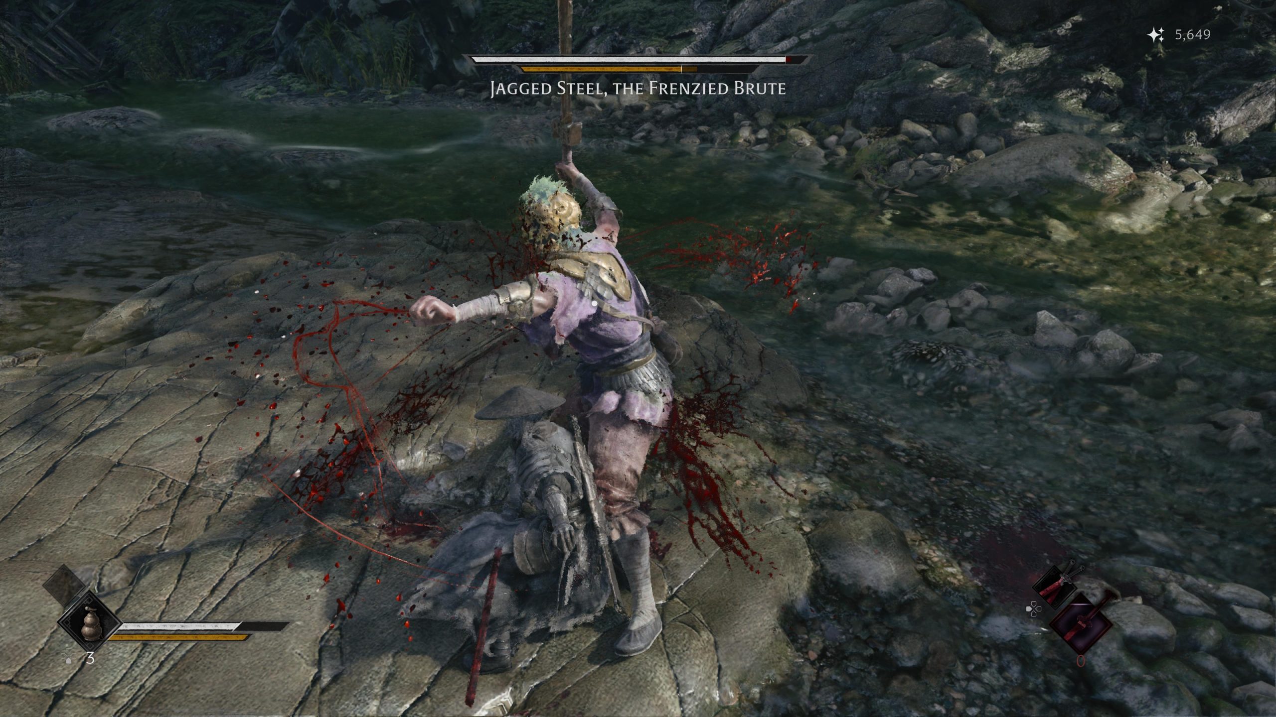 how to beat jagged steel, the frenzied brute in phantom blade zero