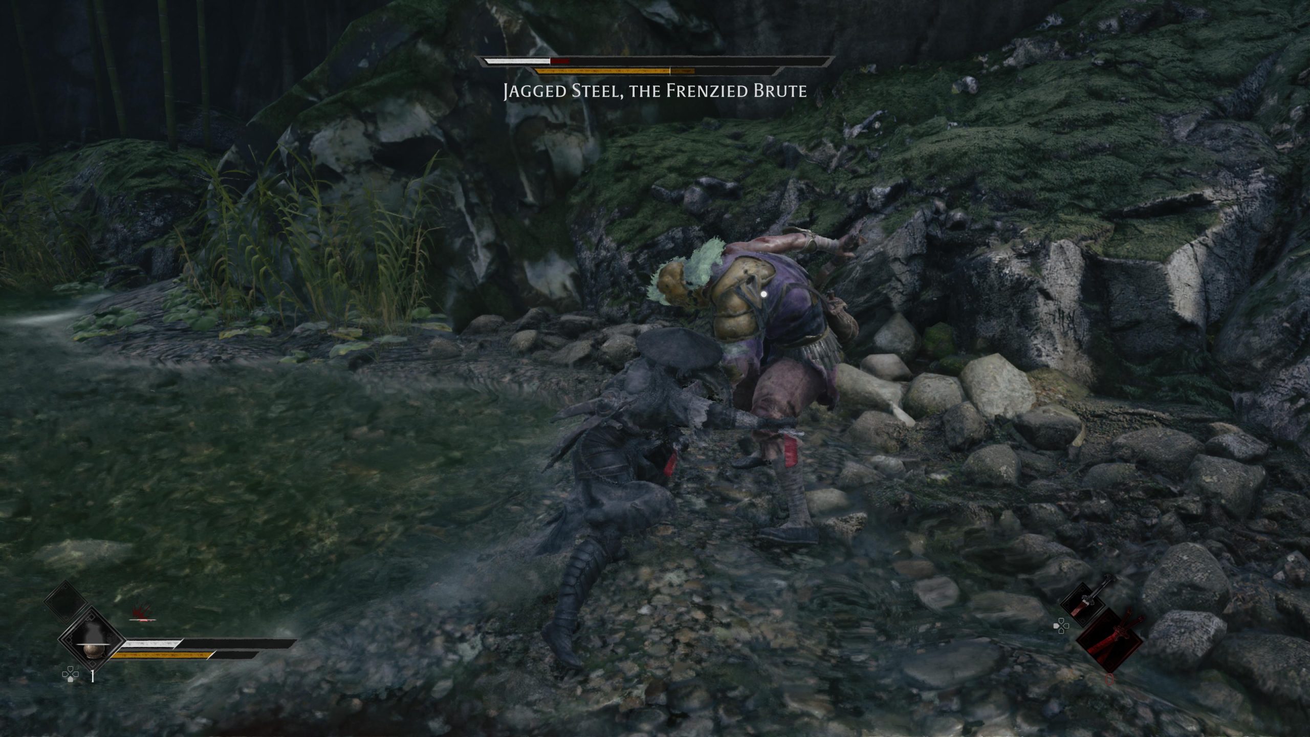 how to beat jagged steel, the frenzied brute in phantom blade zero
