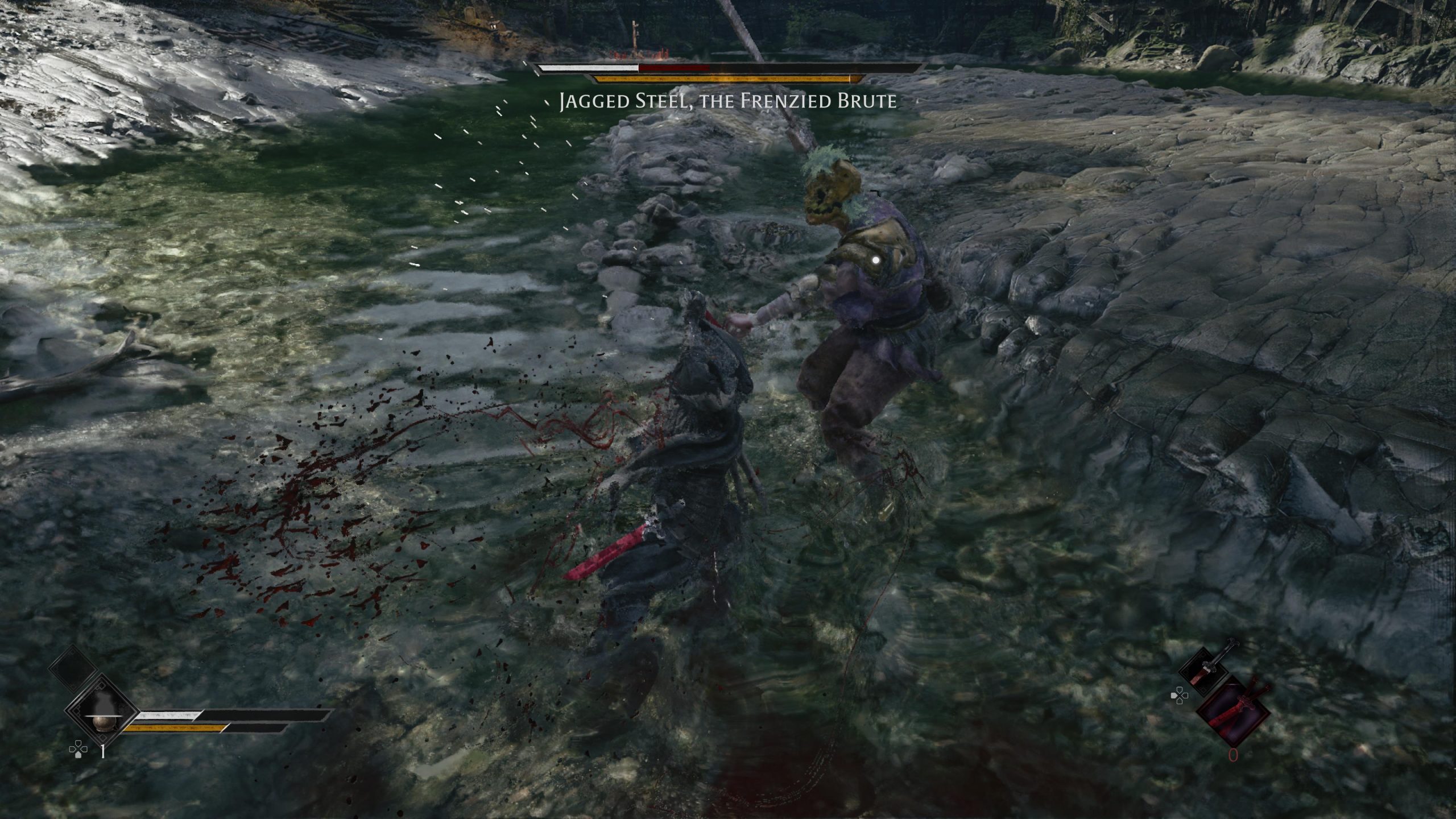 how to beat jagged steel, the frenzied brute in phantom blade zero