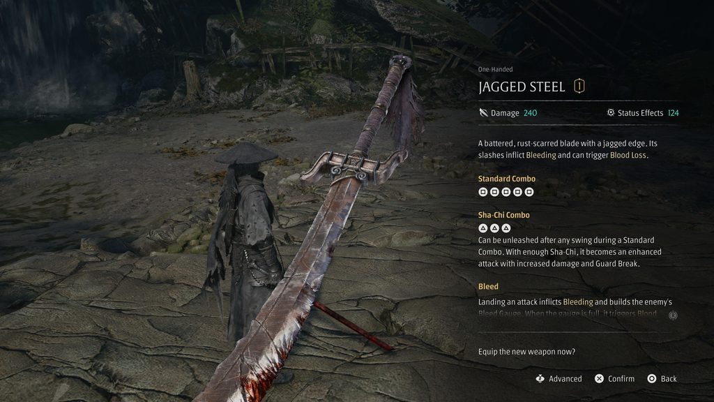 jagged steel weapon in phantom blade zero