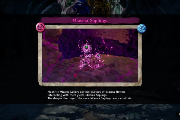 miasma saplings in stupid never dies