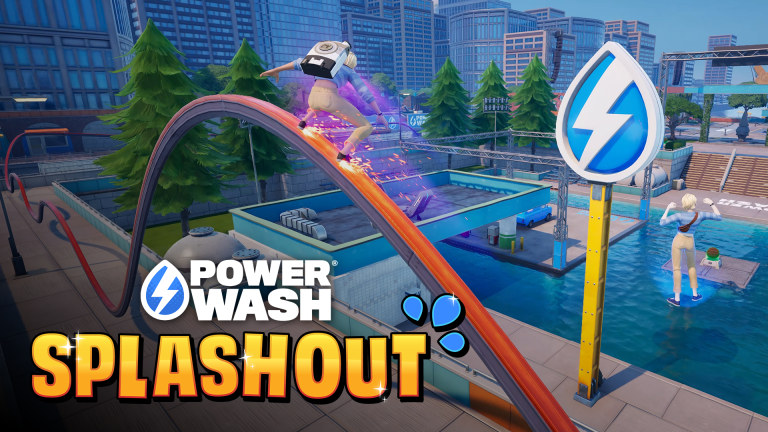 PowerWash Simulator Jumps into Fortnite with New PowerWash SPLASHOUT