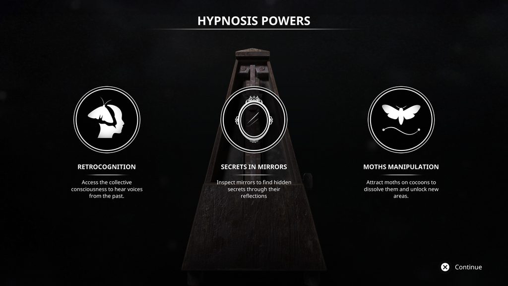Remothered: Red Nun's Legacy ability screen with all abilities.