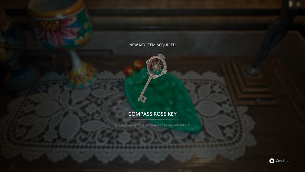 Remothered: Red Nun's Legacy compass key.