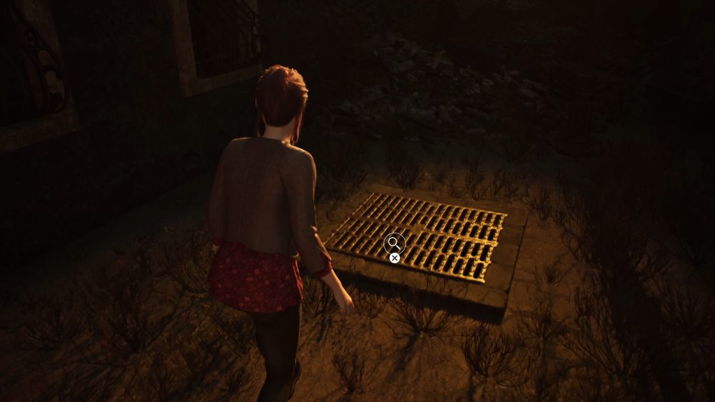 Remothered: Red Nun's Legacy grate on the floor.