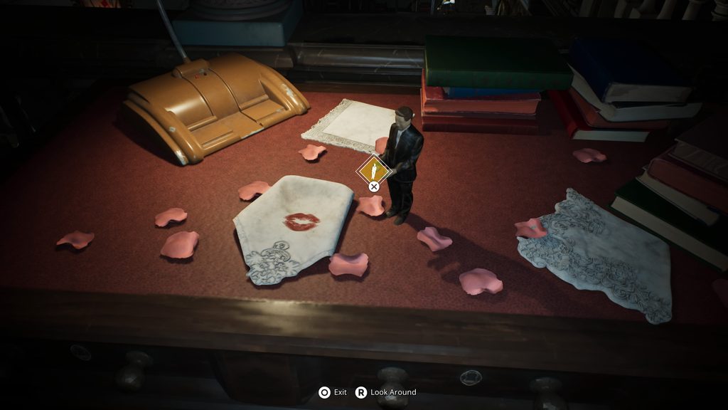 Remothered: Red Nun's Legacy groom statue on a table.