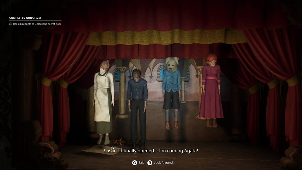 Remothered: Red Nun's Legacy the completed theatre scene.