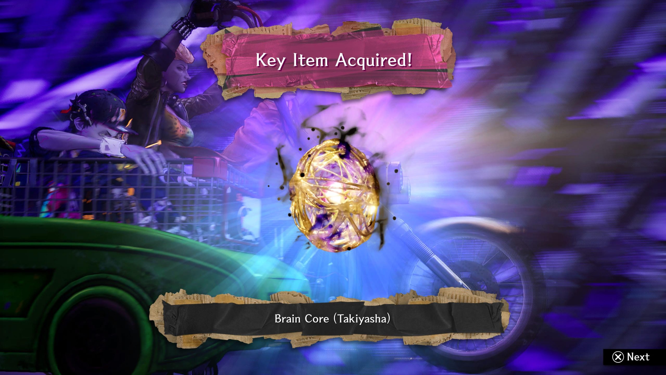 takiyasha brain core in stupid never dies