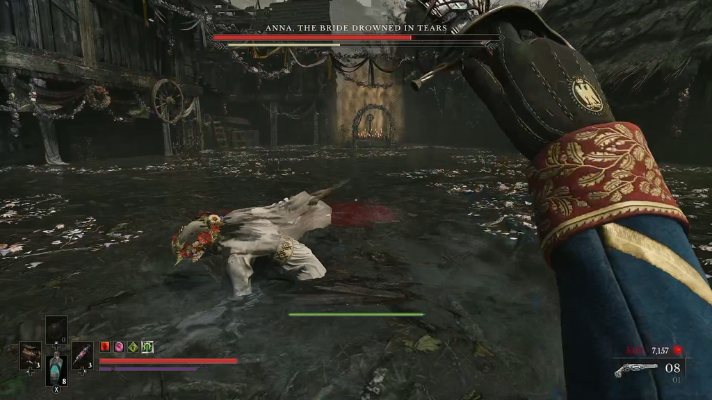 Valor Mortis Anna, The Bride Drowned in Tears attacking the player.