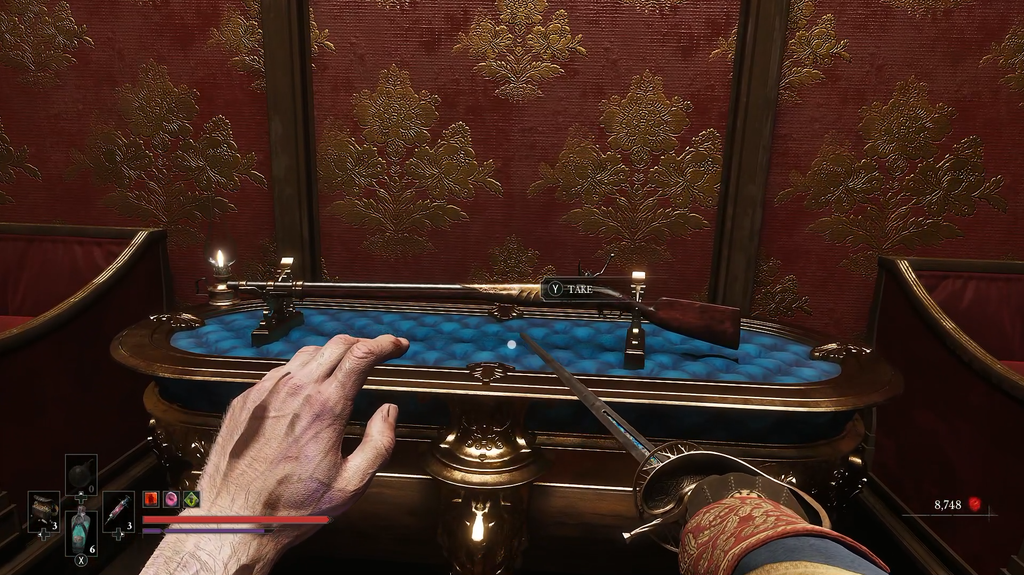 Valor Mortis Musket on display.