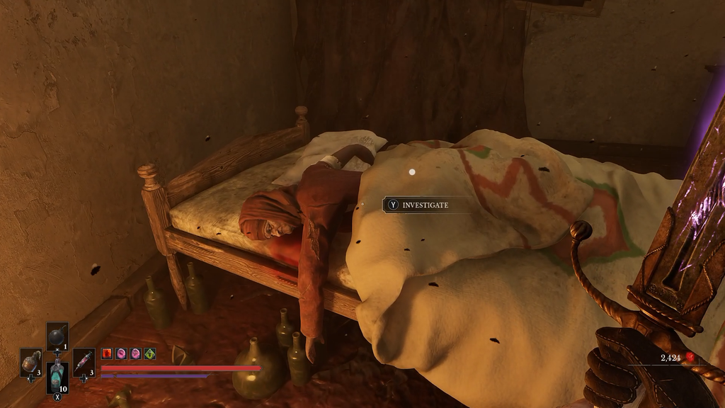 Valor Mortis dead body of an old lady.