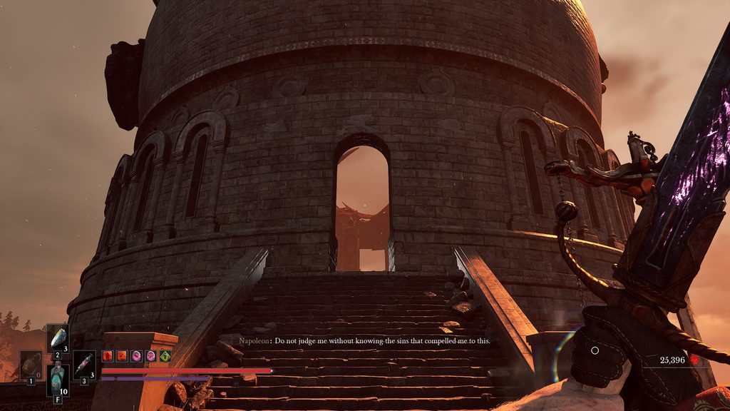 Valor Mortis Boss fight arena from the outside