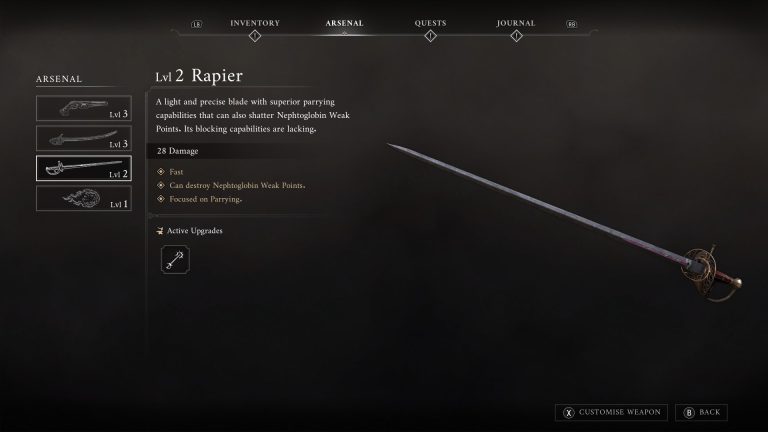 How to Get the Rapier in Valor Mortis