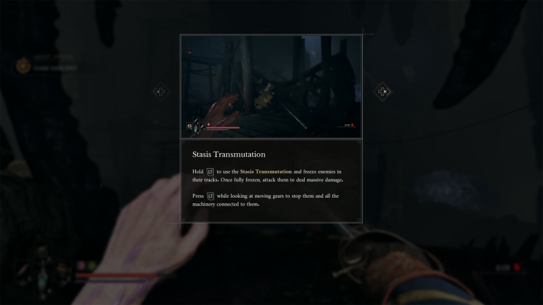 How to Get the Stasis Transmutation in Valor Mortis