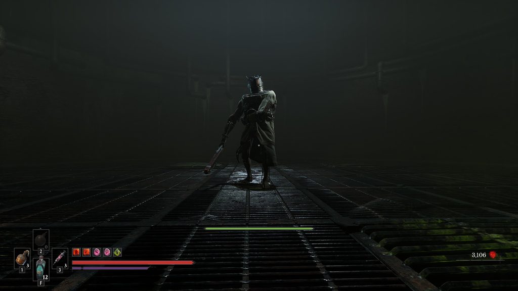 Valor Mortis The Orphan as it begins the boss fight.