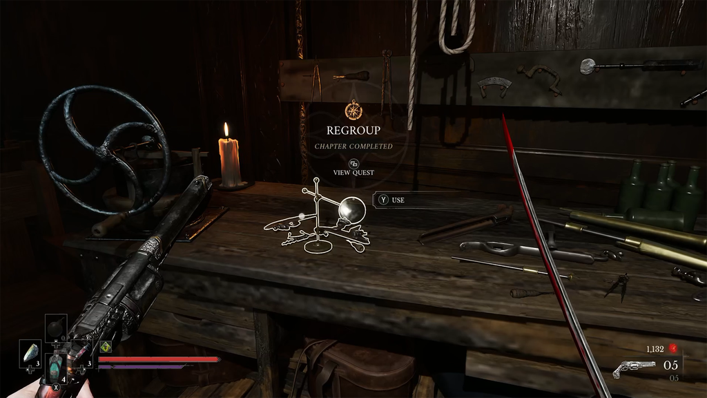 Valor Mortis weapon upgrade bench.